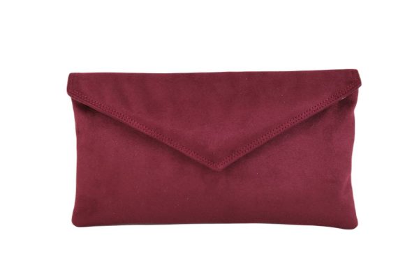 LONI Women Neat Envelope Clutch/Shoulder Bag Faux Suede - Image 54